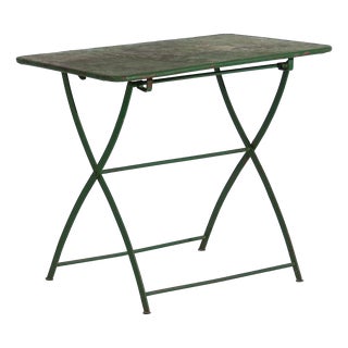 Vintage Folding Garden Table, 1920 For Sale
