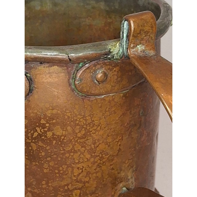 Very Rare Antique Early 1800s Russian Copper Netilat Yadayim Washing Cup With Unique Base - Jewish Ritual Vessel For Sale - Image 10 of 18