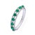 this is a very elegant natural emerald and diamond bracelet in 14k gold. the emeralds are Cabochon of very high quality....