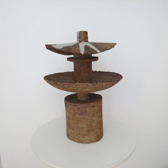 Large Japanese Pottery Sculpture from Joan Brown, 1970s For Sale - Image 11 of 11