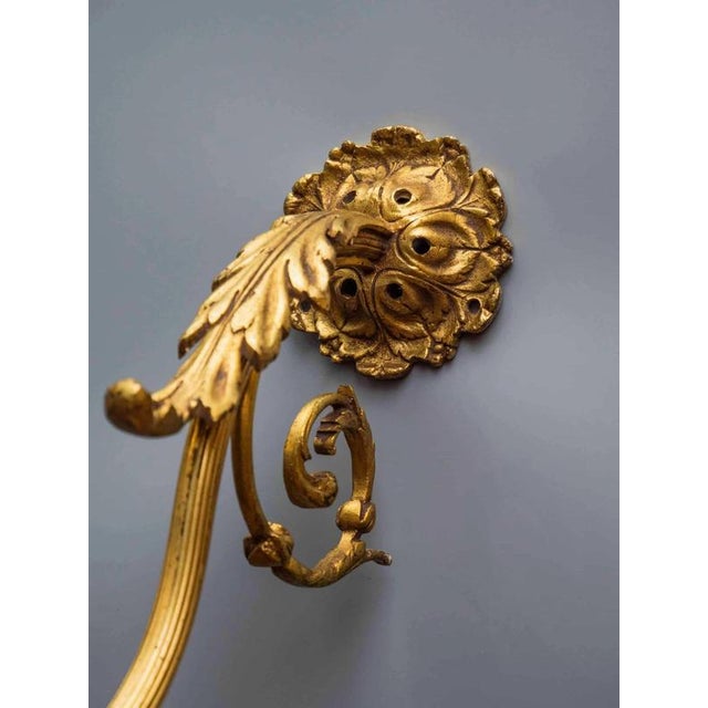 Vintage Wall Lamp in Gilded Bronze For Sale - Image 6 of 8