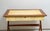 Sculptural Italian Mid-Century Mahogany and Parchment Desk with Three Drawers