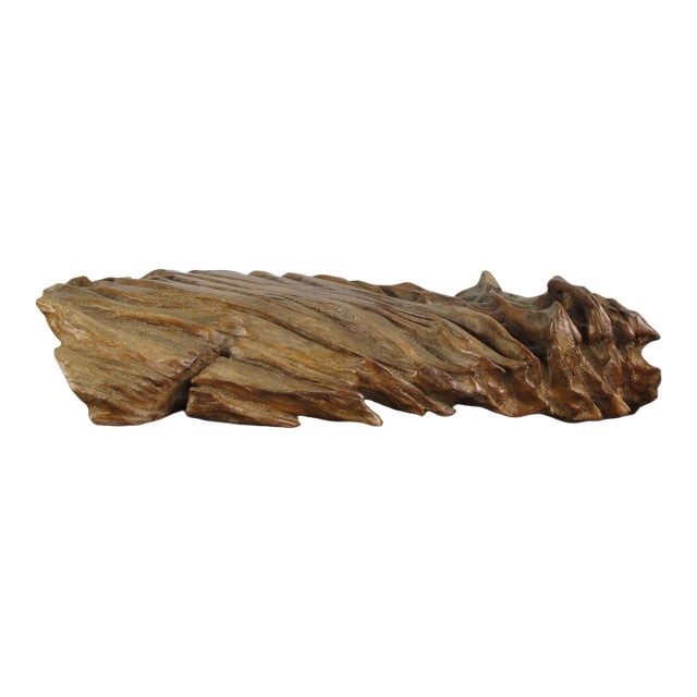 Natural Wood Table Top Sculpture or Wall Art For Sale