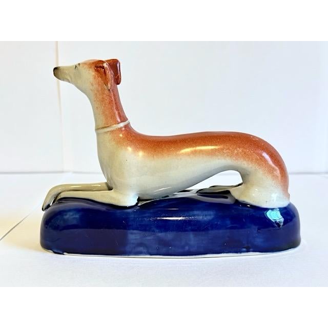 We're very fond of Staffordshire! This is a regal little Greyhound and perfect for the desk or the fire place mantle. All...