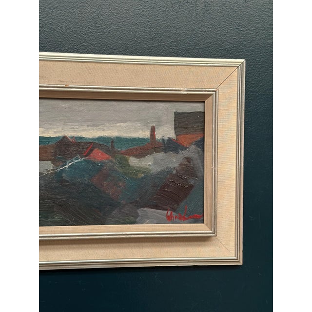 Mid 20th Century Kai Christensen, Coastal Landscape, 1950s, Oil Painting on Canvas, Framed For Sale - Image 5 of 18