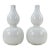 Pair of Mid 20th Century Celadon Glazed Triple-Neck Double Gourd Vases For Sale