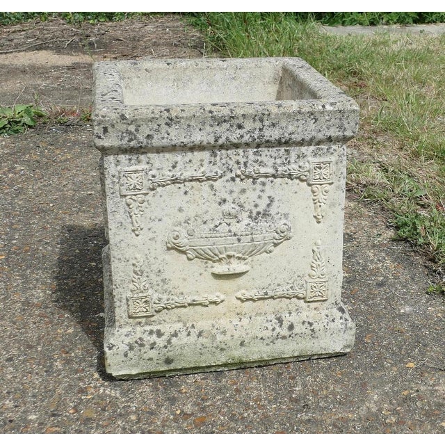Large Square Garden Planter, 1960 For Sale - Image 3 of 8