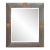 Handcrafted Copper Gutter Wall Mirror For Sale