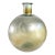 Large Vintage Glass Globe Vase With Metallic Patina For Sale