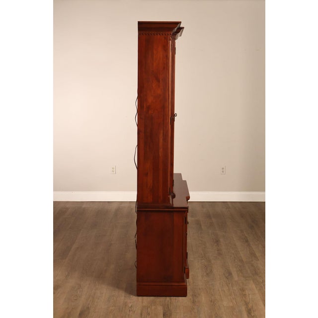 Lexington Bob Timberlake Cherry Breakfront Bookcase For Sale - Image 16 of 18