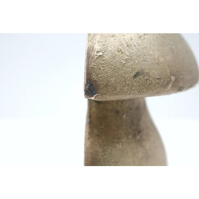 Large Late 20th Century Bronze Mushroom Bookends, a Pair For Sale - Image 11 of 11