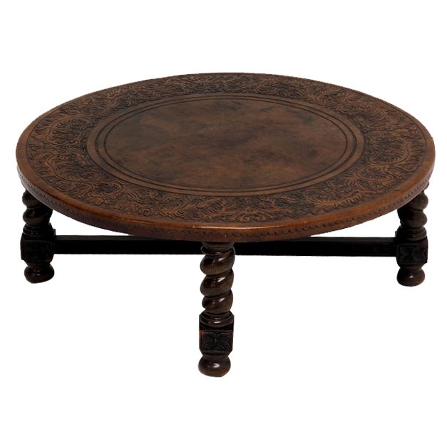 Coffee Table attributed to Angel Pazmino for Muebles De Estilo, 1970s For Sale