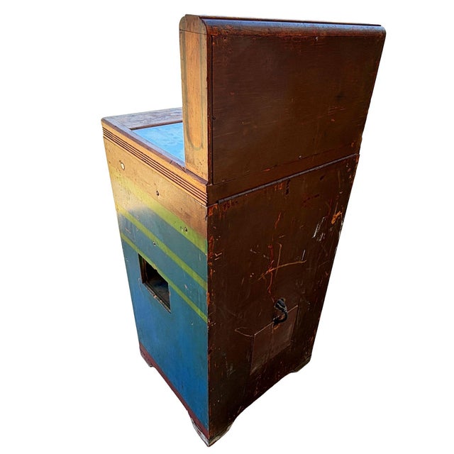 Blue Rare 1938 Jumbo Parade-Payout Slot Machine by Mills Novelty Co. For Sale - Image 8 of 13