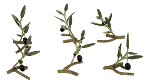 Set of Six, Olive Branch Place-card Holders