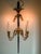Hollywood Regency Gilt Iron Sword Form Two Arm Candle Wall Sconce, 36”h For Sale - Image 11 of 11