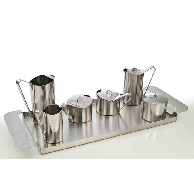1950s Vintage Tea Service by Gio Ponti for Fratelli Calderoni, Italy, 1950s For Sale - Image 5 of 8