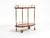 1960s Serving Bar Cart in Cherry-Red Goatskin from Aldo Tura, Italy, 1960s For Sale - Image 5 of 18