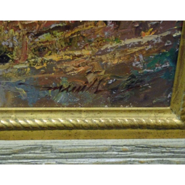 2010s Dave Merrill "Call From the Mist" Original Oil Hand Signed Elk For Sale - Image 5 of 6