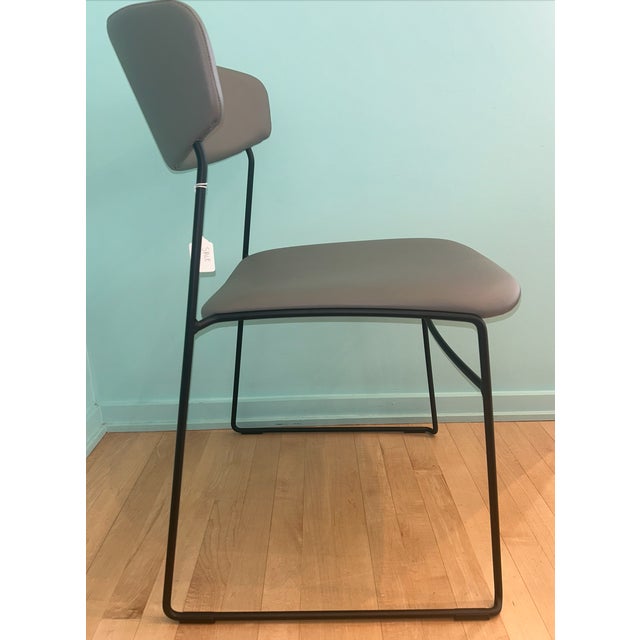 Contemporary Fornasarig Wolfgang Metal Chair For Sale - Image 3 of 6