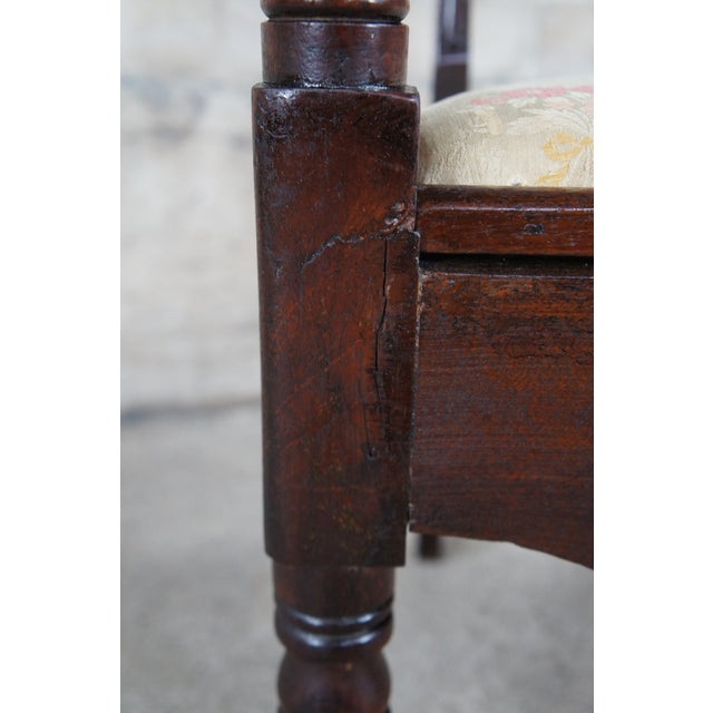 Antique Early 19th C. English Regency Mahogany Commode Arm Chair For Sale - Image 18 of 18