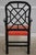 Kindel Furniture Pair of Kindel Black & Gold Chinese Chippendale Armchairs For Sale - Image 4 of 18