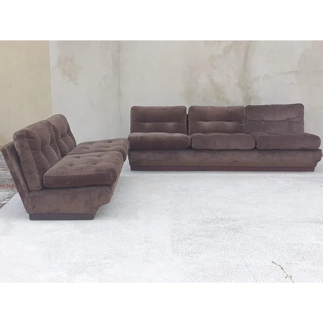 1960s Set of Italian Sofas attributed to Cassina, 1963 For Sale - Image 5 of 6