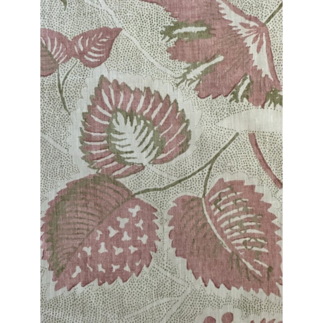 Blush Anna French Af15113 Indienne Hazel Blush Fabric 2 5/8 Yards For Sale - Image 8 of 11