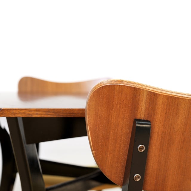 Wood 1960s Mid Century Tola Extending Dining Table and Butterfly Chairs by G Plan For Sale - Image 7 of 15