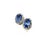 Natural Sapphire Diamond Earrings 14k Gold 1.73 TCW Certified For Sale - Image 4 of 7