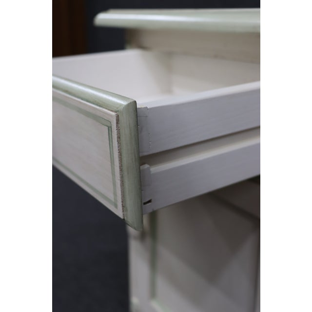 French Louis XVI-Style Painted Nightstand For Sale - Image 12 of 12