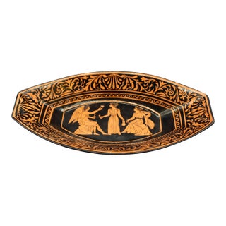 C. 1830 Italian Giustiniani Terracotta Dish For Sale