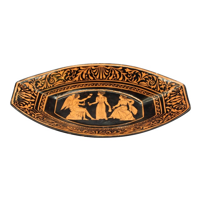 C. 1830 Italian Giustiniani Terracotta Dish For Sale