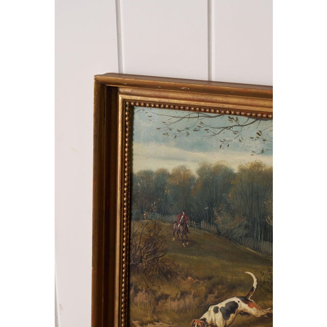 19th Century Oil on Board 'Gone Away' Signed by John Arnold Wheeler (1821-1903) in Gold Frame For Sale In Charleston - Image 6 of 7