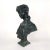 Art Deco Early 20th Century Bronze Lady Bust With Shawl For Sale - Image 3 of 7