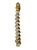 Mid-Century Modern Vintage Gold Tone Pave Rhinestone Heart Tennis Bracelet For Sale - Image 3 of 8