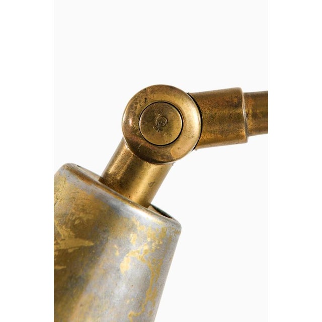 1940s PH-2/2 Water Pump Floor Lamp in Brass and Glass by Poul Henningsen, 1940s For Sale - Image 5 of 10