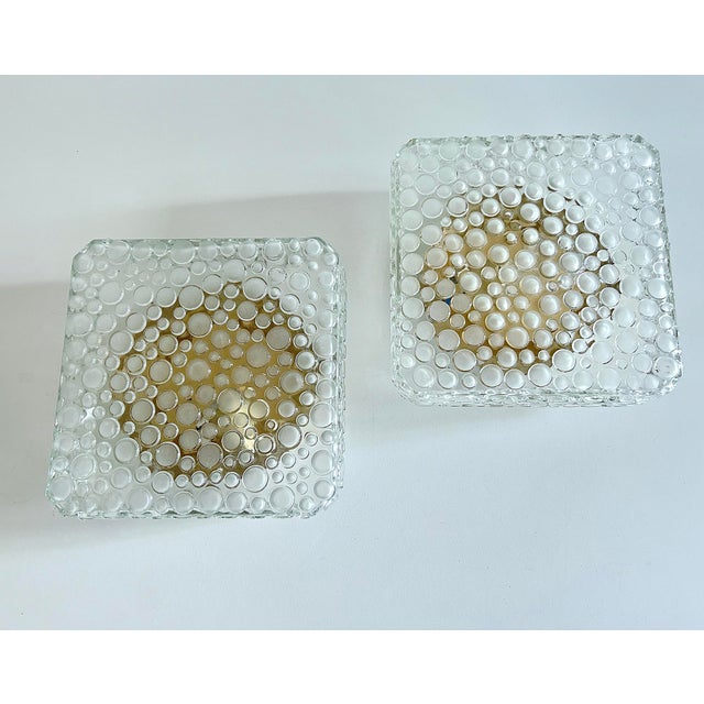 Vintage Bubble Glass Sconces, 1970s, Set of 2 For Sale - Image 17 of 18