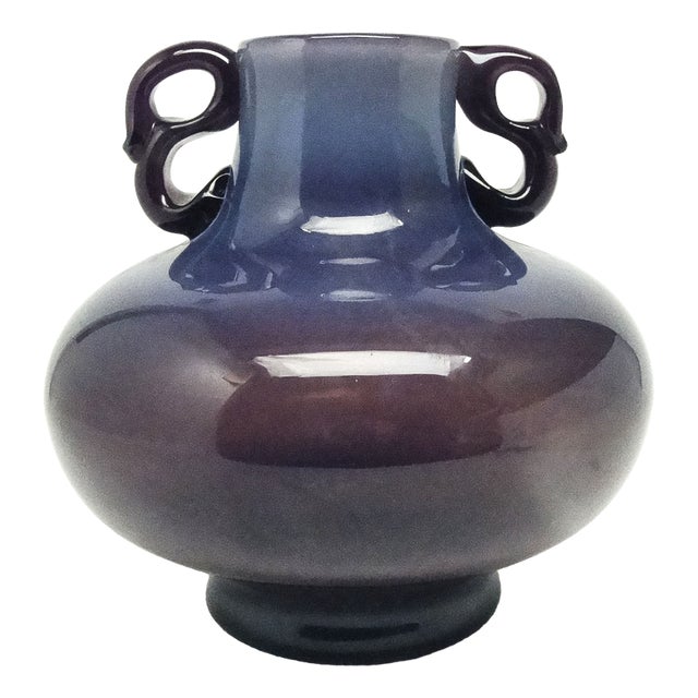 Postmodern Vase from Cracow Glassworks, Poland, 1970s For Sale