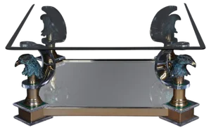 Coffee Table Glass by Maison Charles