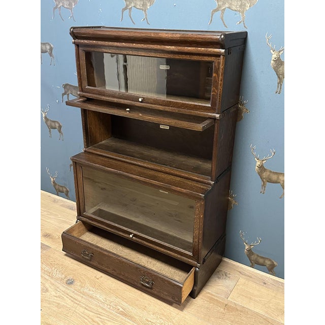 Bookcase from Globe Wernicke, 1890s, Set of 5 For Sale - Image 6 of 8