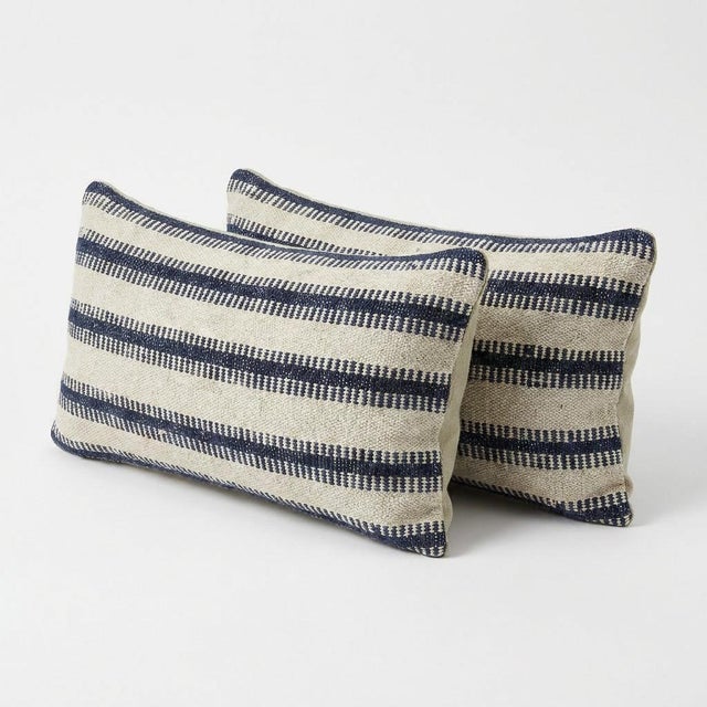 This beautiful 10'' x 20'' Turkish Kilim pillow cover set was made from authentic handwoven flatweave kilim. The...