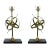 Brass Celestial Armillary Globe Study Table Lamp, Pair For Sale