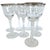 Metal Vintage Mikasa Silver Mist 57618 Cordial Glasses Platinum Rim Set of 8, 1979-87 For Sale - Image 7 of 15