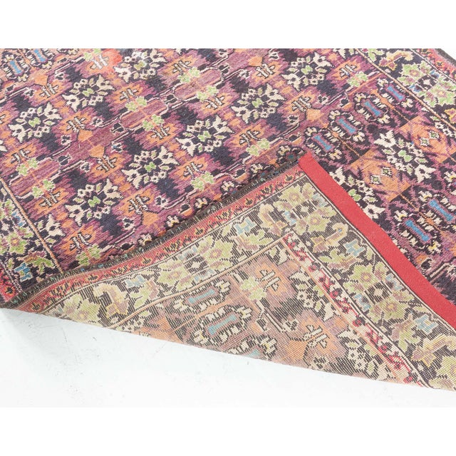 Agra Cotton Rug For Sale - Image 4 of 8