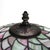 Pink Early 20th Century Arts & Crafts Peacock Eye Leaded Stained Glass Table Lamp For Sale - Image 8 of 10