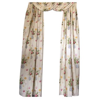 Custom Made French Tulip Draperies For Sale