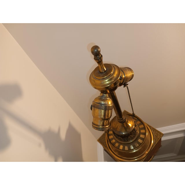 Illuminate Your Home With a True Masterpiece of Historic Design: A Rare Stunning 1890 Late Victorian and Art Nouveau Floor Lamp. For Sale - Image 12 of 12