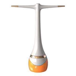 "Candice" Umbrella Stand With Stainless Steel and Bronze Details For Sale