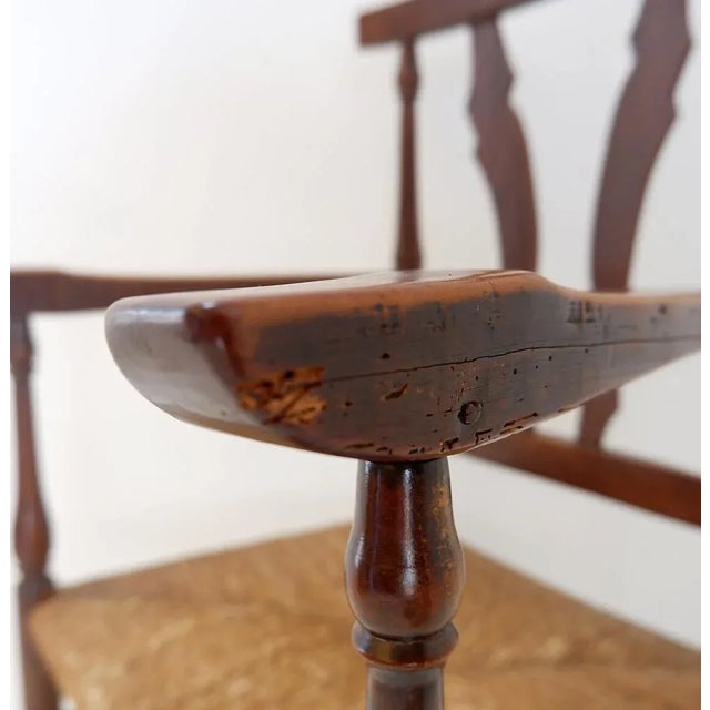 Wood French Country Style Armchair, Early 20th Century For Sale - Image 7 of 16