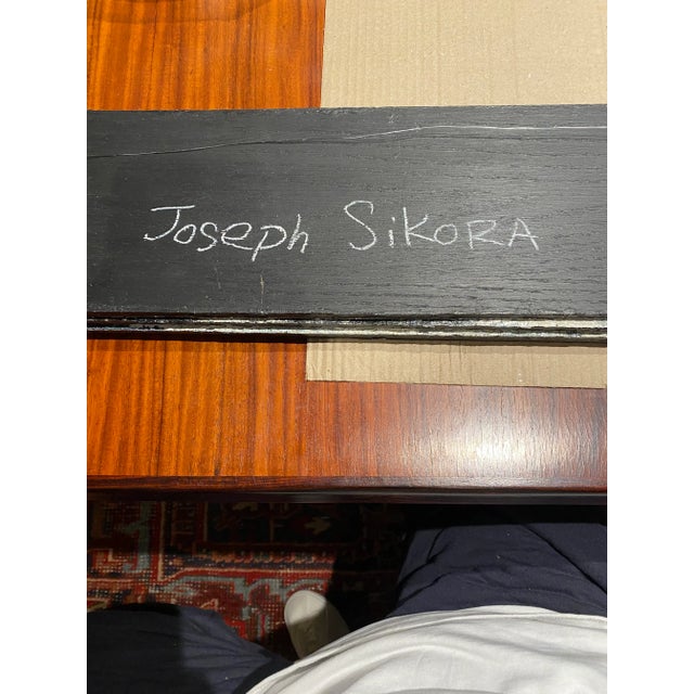 Black Four Joseph Sikora Original Painted Panels For Sale - Image 8 of 10